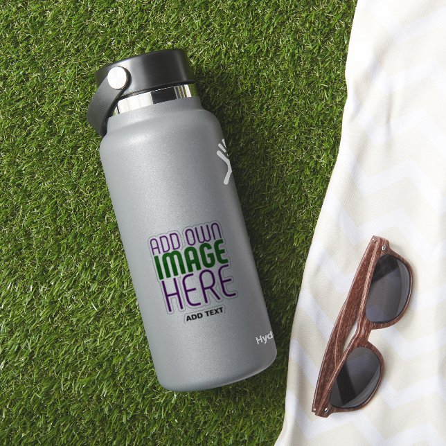 ADESIVO TEXTO DE IMAGEM CLARA MODERNA SIMPLES MODELO HIDRO (HydroFlask Insitu)