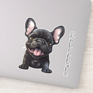 Adesivo Texto e cor personalizados, 🐶 filhote francês