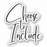 Texto "Escolher para Incluir"