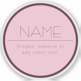 Adesivo Texto moderno personalizável com limite