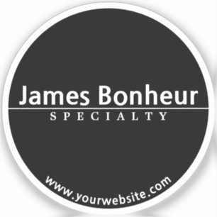 Adesivo Texto moderno simples transparente ou opaco a pret