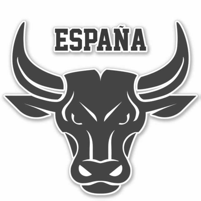 Adesivo Texto personalizado Bull estilizado (Frente)