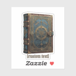 Adesivo Texto Personalizado Do Livro Ortográfico Gótico E