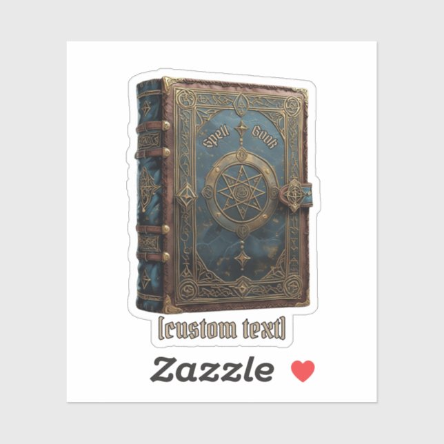 Adesivo Texto Personalizado Do Livro Ortográfico Gótico E  (Folha)