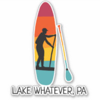 Texto Personalizado SUP do Conselho de Paddle para