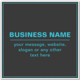 Adesivo Texto Personalizável para Empresas Etc. Negrito Ed