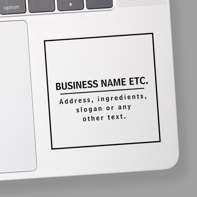 Adesivo Texto Preto Limpar Transparente (Criador carregado)