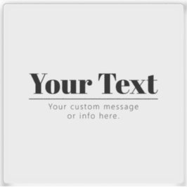 Adesivo Texto Retromoderno da na moda | Preto & Branco