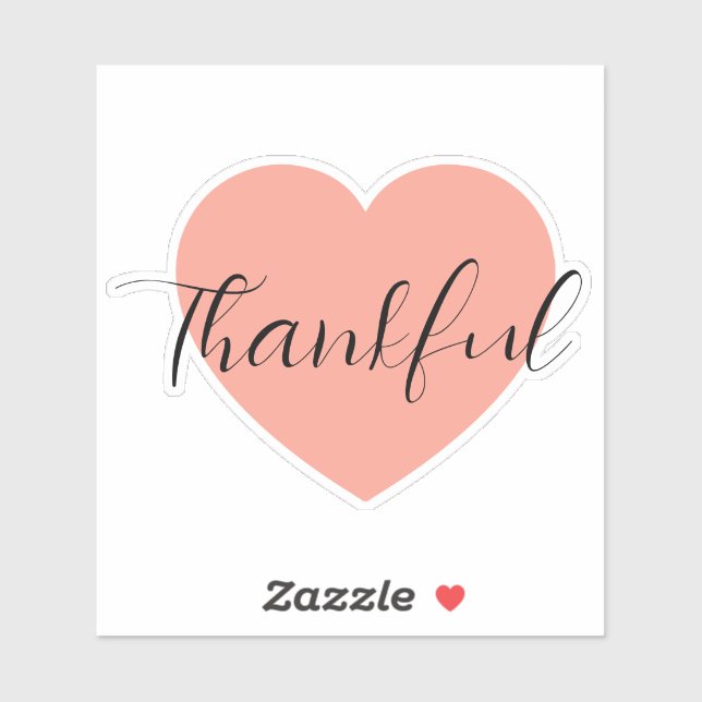 Adesivo thankful laptop sticker (Folha)