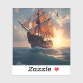 Adesivo The Captain's Pride - Square Vinyl