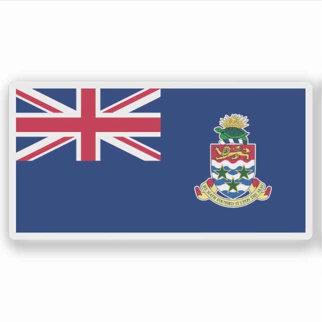 Adesivo The Cayman Islands flag, Overseas Territory (Frente)