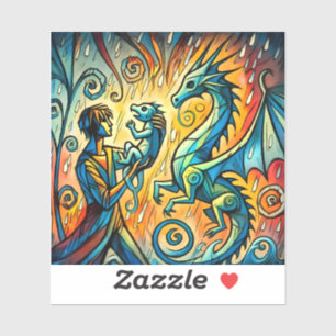 Adesivo  the dragon keeper