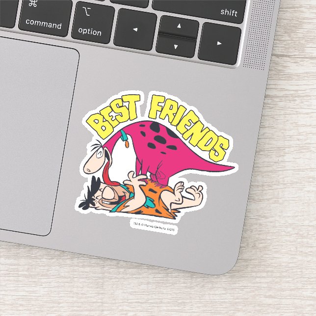 Adesivo The Flintstones | Fred & Dino - Best Friends (Detalhe)