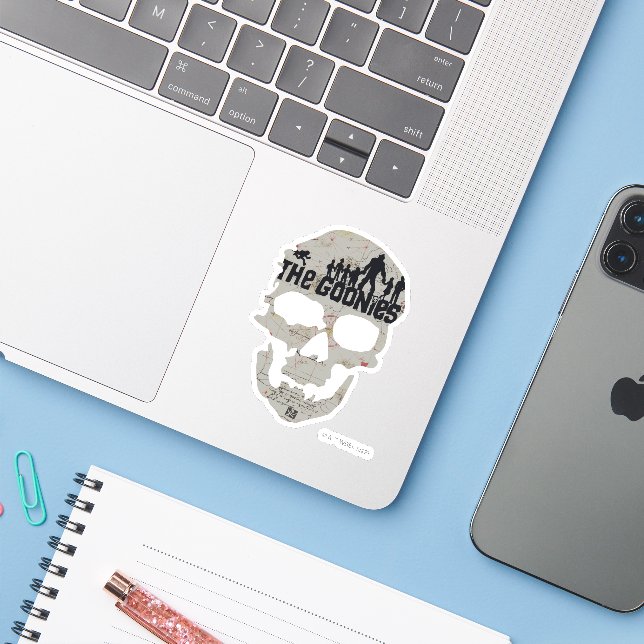 Adesivo The Goonies Skull Silhouette Graphic (Notebook com iPhone)