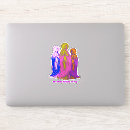 Adesivo The Holy Trinity of Pop Vierges Marie Multicolores