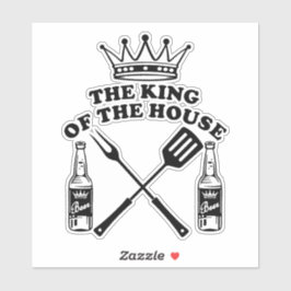 Adesivo The King of the House Beer