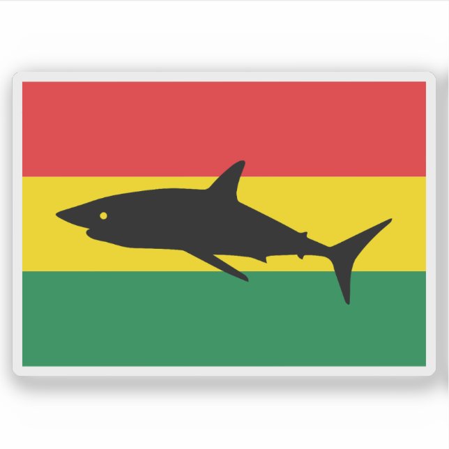 Adesivo The Kingdom of Abemama flag (1889–1892), Kiribati (Frente)