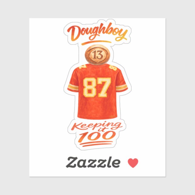 Adesivo The Life of a Doughboy Keeping It 100 (Folha)