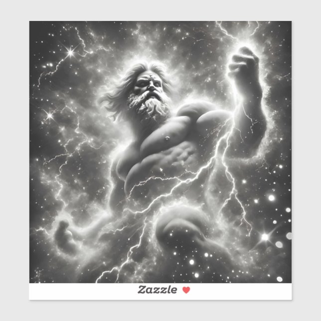 Adesivo  the mighty zeus (Folha)