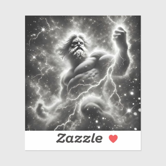 Adesivo  the mighty zeus (Folha)