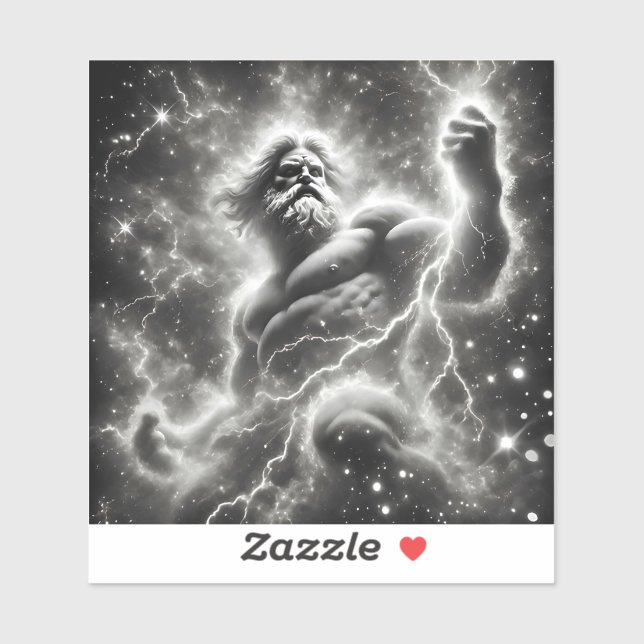 Adesivo  the mighty zeus (Folha)