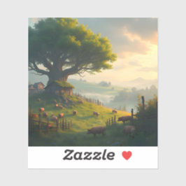 Adesivo The Quiet Farm - Square Vinyl