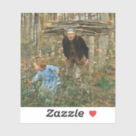 Adesivo The Wood Gatherer - Jules Bastien-Lepage, 1881