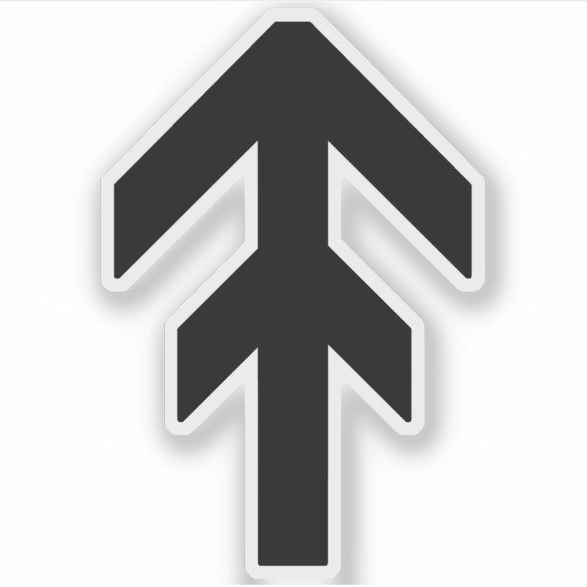 Adesivo The World Domination Rune (preto) (Frente)