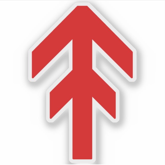 Adesivo The World Domination Rune (vermelho) (Frente)