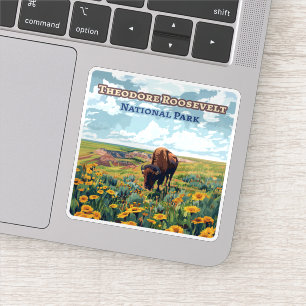 Adesivo Theodore Roosevelt National Park Dakota do Norte