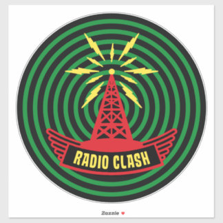 Adesivo This Is Radio Clash On Pirate Satellite Parody