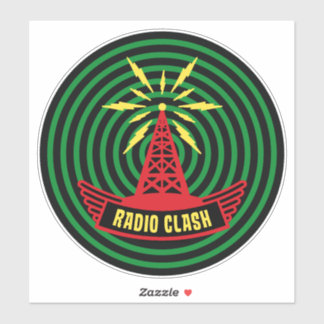Adesivo This Is Radio Clash On Pirate Satellite Parody