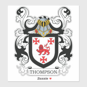Adesivo Thompson Family Crest