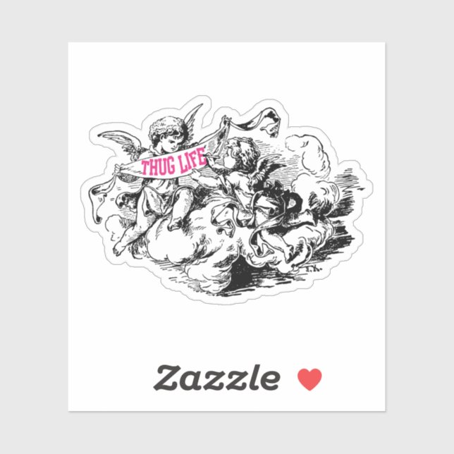 Adesivo Thug Life (Folha)