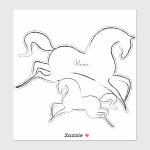 Adesivo Thunder_Cove Cavalo Selvagem