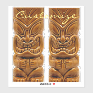 Adesivo Thunder_Cove da Escultura Tiki Dourada