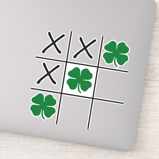 Adesivo Tic Tac Toe Shamrock (Detalhe)