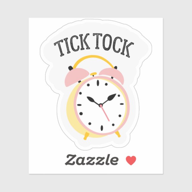 Adesivo Tick Tock sticker (Folha)