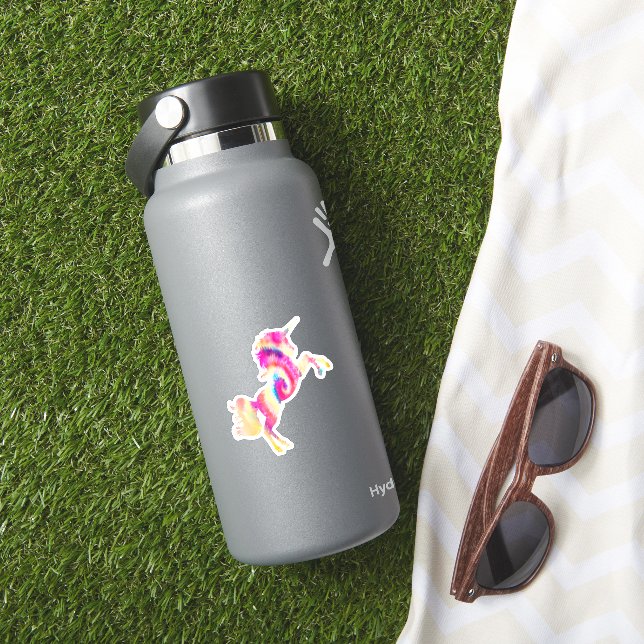 Adesivo Tie Dye Unicorn (HydroFlask Insitu)