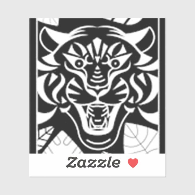 Adesivo tigre (Folha)