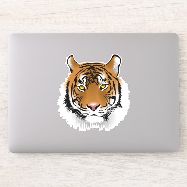 Adesivo Tigre Bangle   (Computador)