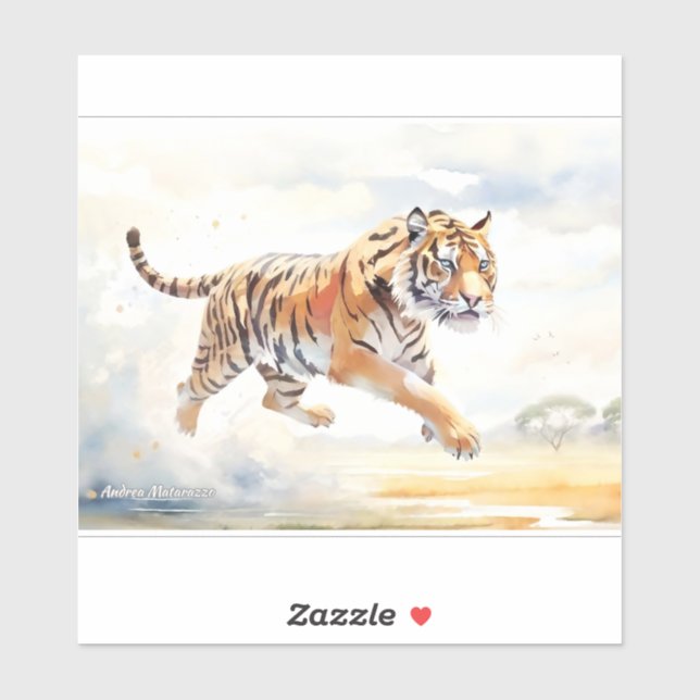 Adesivo Tigre na Ação 2 (Folha)