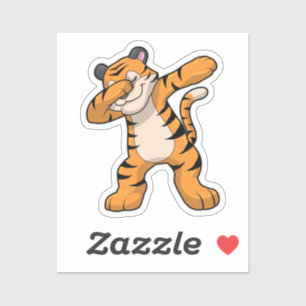 Adesivo Tigre no Separador Dança Hip Hop