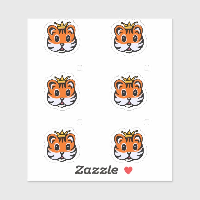 Adesivo Tigre Stickers (Folha)