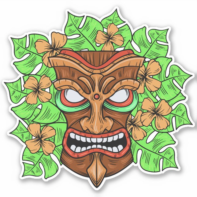 Adesivo Tiki Mask (Frente)
