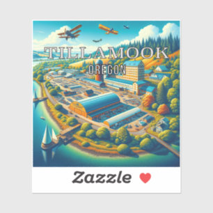 Adesivo Tillamook Oregon 3 Inch Vinyl Sticker