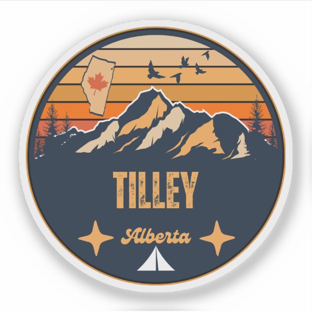 Adesivo Tilley, Alberta (Frente)
