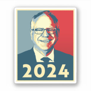 Adesivo Tim Walz Fan Club