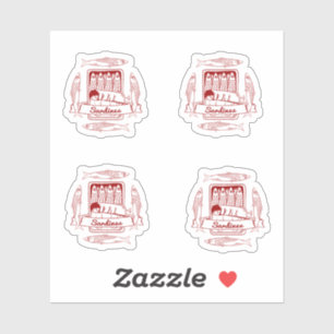 Adesivo Tin de sardinha pop art