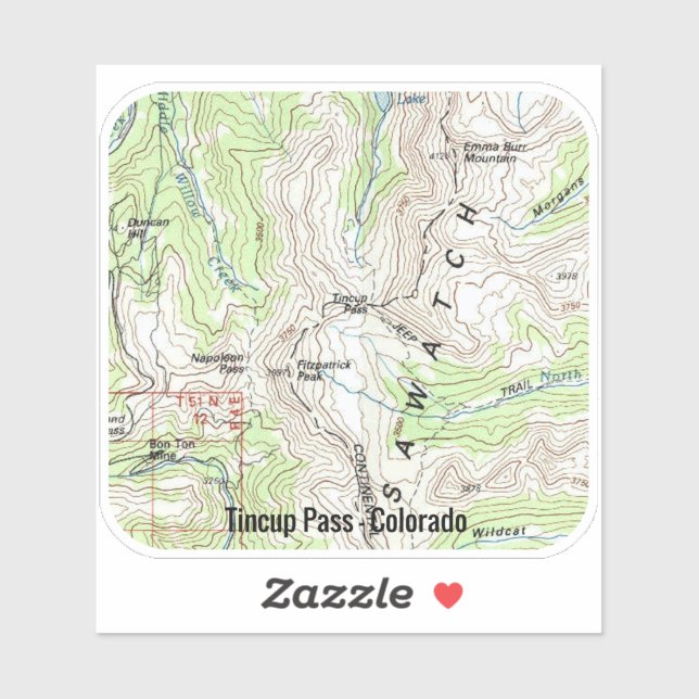 Adesivo Tincamp Pass Colorado Topo (Folha)